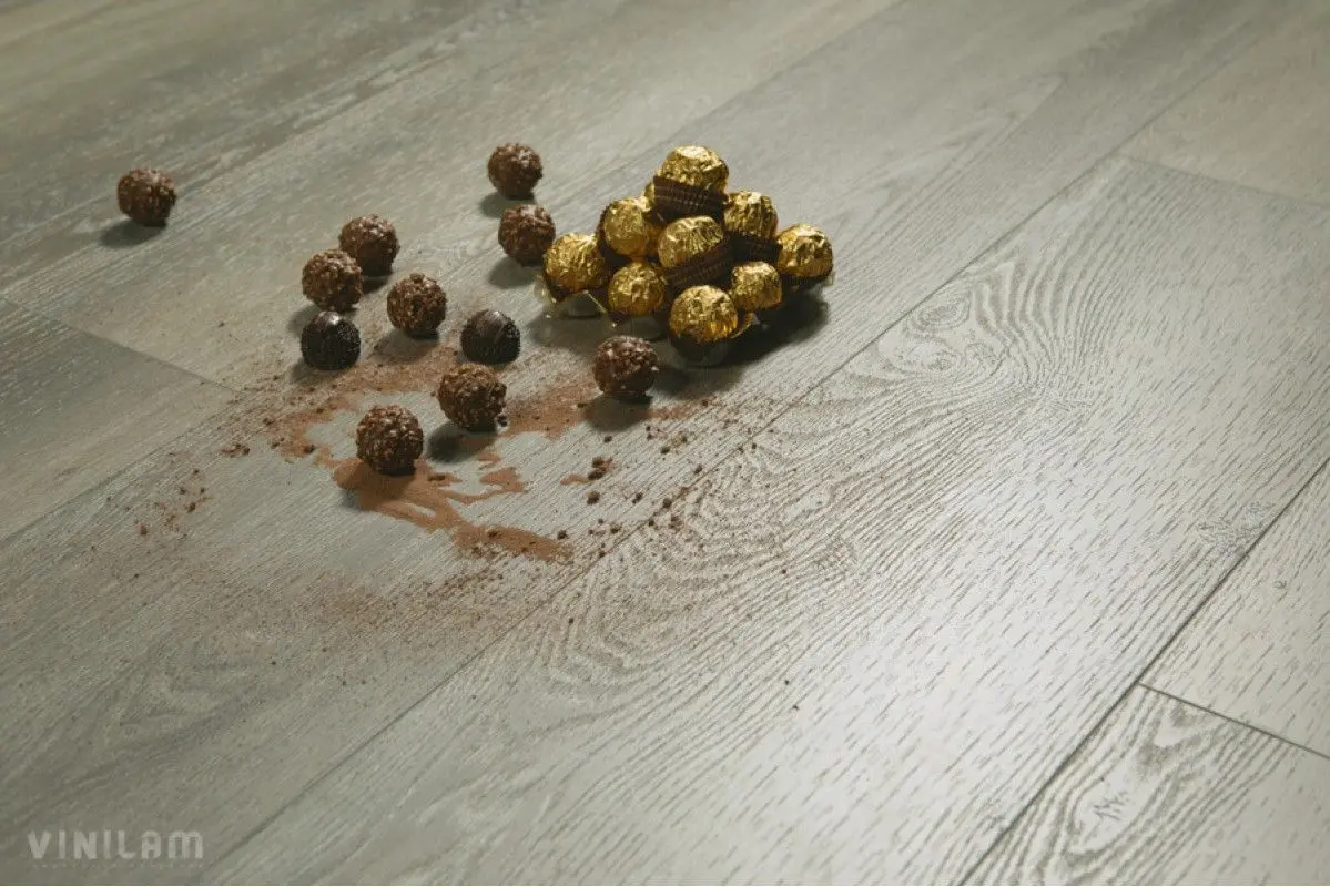 Кварцвиниловая плитка Vinilam Гибрид + пробка XXL 7 мм 10022V Дуб Ронсе