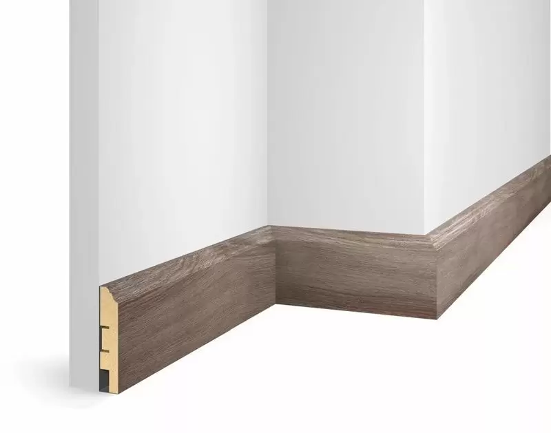 Плинтус COSCA DECOR Экошпон WP07 WP07 Дуб Шелковый
