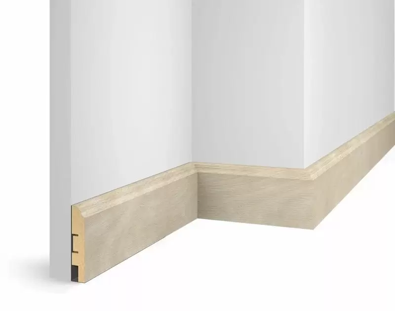 Плинтус COSCA DECOR Экошпон WP07 WP07 Ясень Кристалл