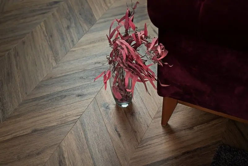 Кварцвиниловая плитка Vinilam PARQUET CHEVRON 2,5 mm I107516 Шеврон Лувр