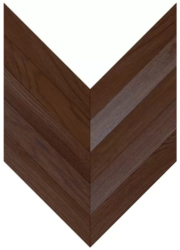 Паркетная доска Parquet Plaque Французкая елка Рустик Дуб кофе (100)