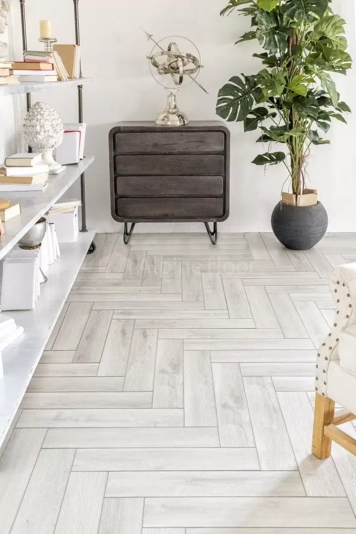 Кварцвиниловая плитка Alpine floor EXPRESSIVE PARQUET ЕСО 10-5 Снежная лавина A