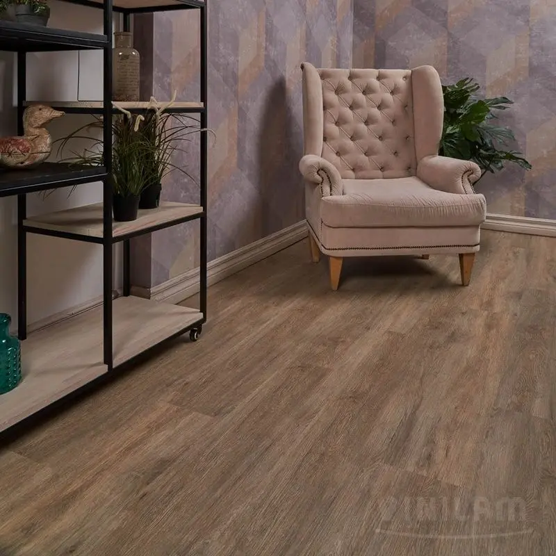 Кварцвиниловая плитка Vinilam Ceramo Click 6151-D03 ДУБ ИМБИРЬ (2,75)