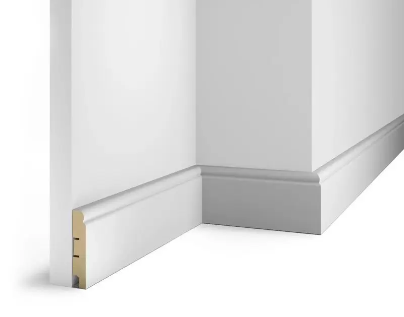 Плинтус COSCA DECOR Белый белый под покраску AP09