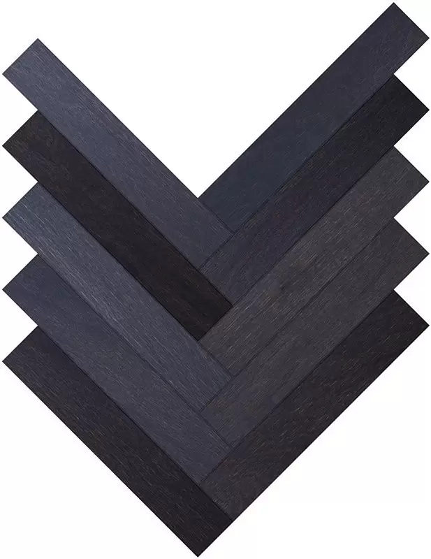 Паркетная доска Parquet Plaque Венгерская елка Рустик Дуб темный (90)