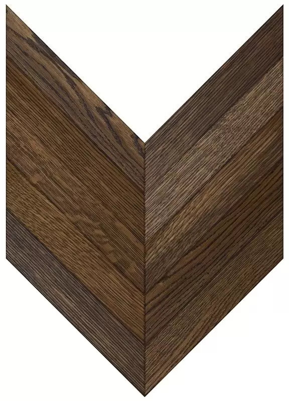 Паркетная доска Parquet Plaque Французкая елка Селект Дуб коньяк (120)