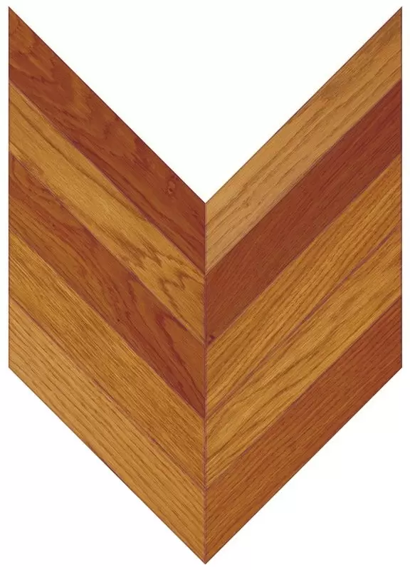 Паркетная доска Parquet Plaque Французкая елка Селект Дуб ваниль (140)