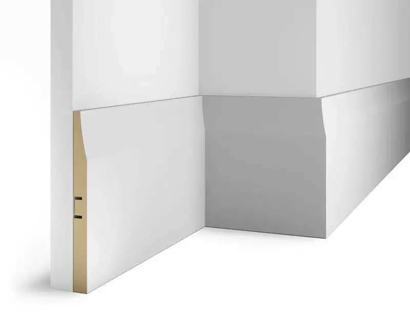 Плинтус COSCA DECOR Белый белый под покраску AP25