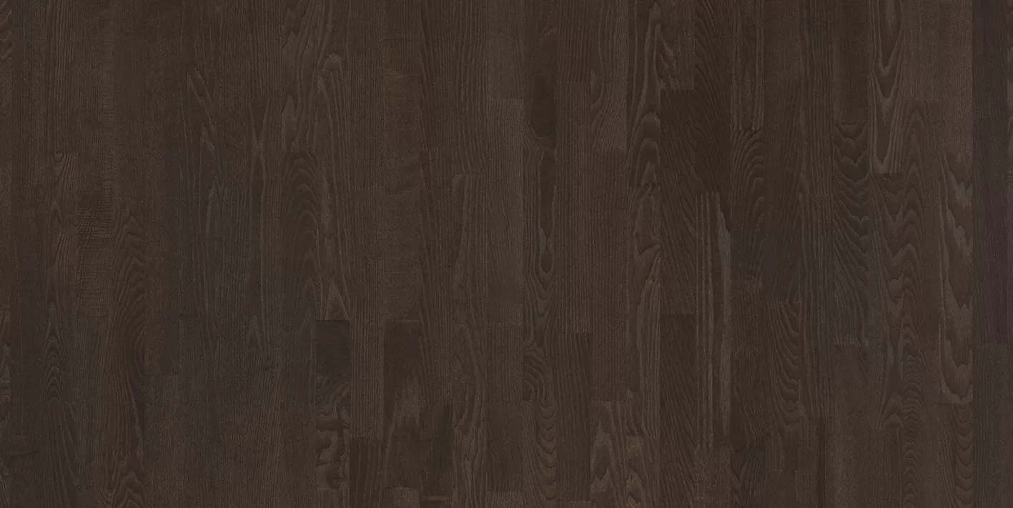 Паркетная доска Floorwood Ash Madison dark brown Matt Lac 3S