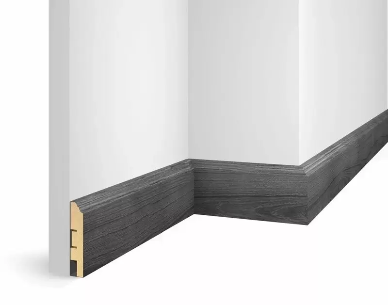 Плинтус COSCA DECOR Экошпон WP07 WP07 Ясень Дымчатый
