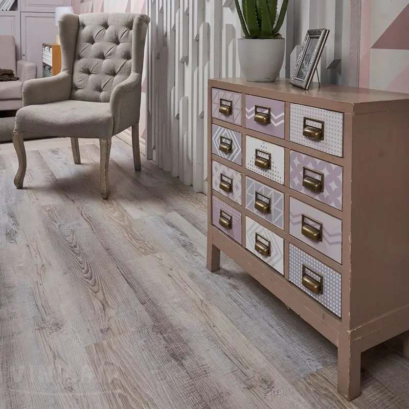 Кварцвиниловая плитка Vinilam Ceramo Click 4949 СОСНА АНДЕР