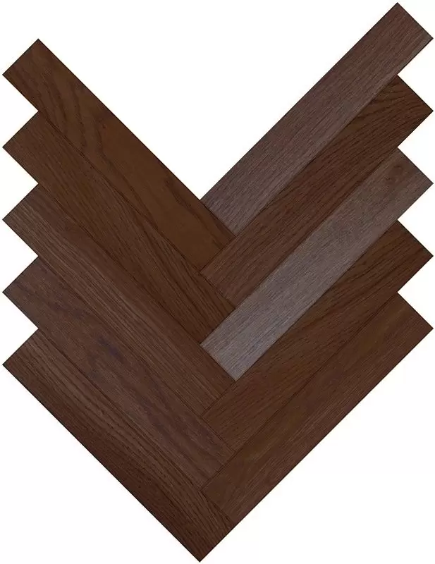 Паркетная доска Parquet Plaque Венгерская елка Рустик Дуб кофе (120)