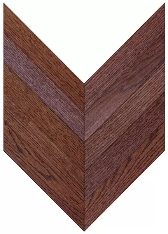 Паркетная доска Parquet Plaque Французкая елка Рустик Дуб красный (140)