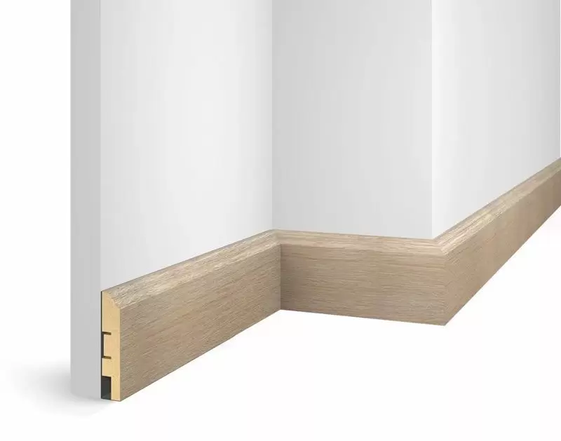 Плинтус COSCA DECOR Экошпон WP07 WP07 Ясень Тирамису