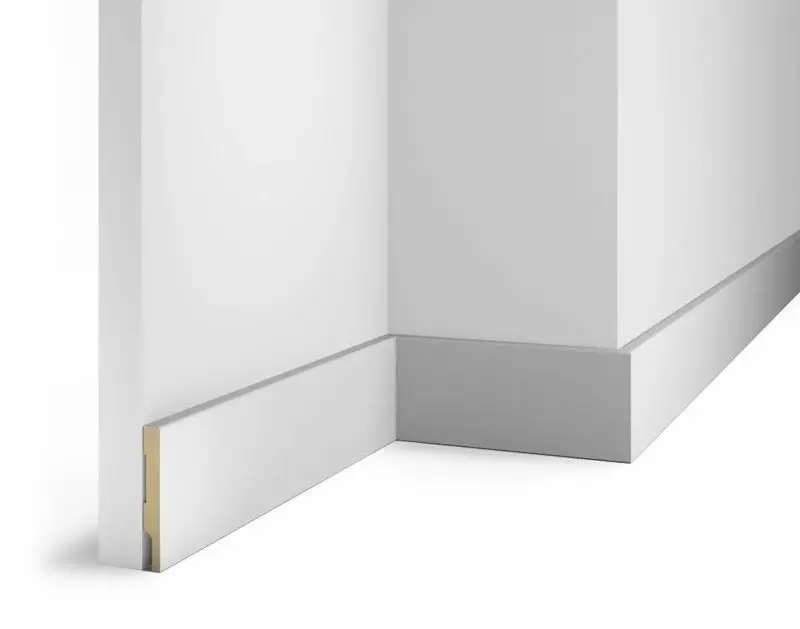 Плинтус COSCA DECOR Белый белый под покраску AP72