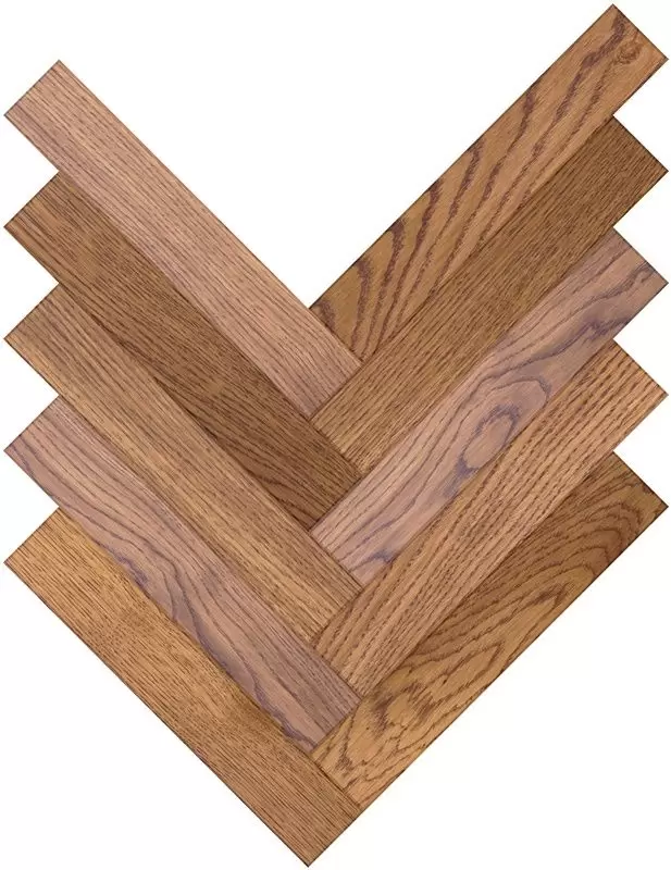 Паркетная доска Parquet Plaque Венгерская елка Натур Дуб какао (110)