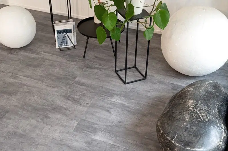 Кварцвиниловая плитка Vinilam Ceramo Glue 71616 Цемент Серый