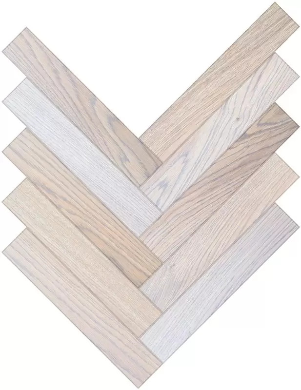 Паркетная доска Parquet Plaque Венгерская елка Рустик Дуб серо-розовый (110)