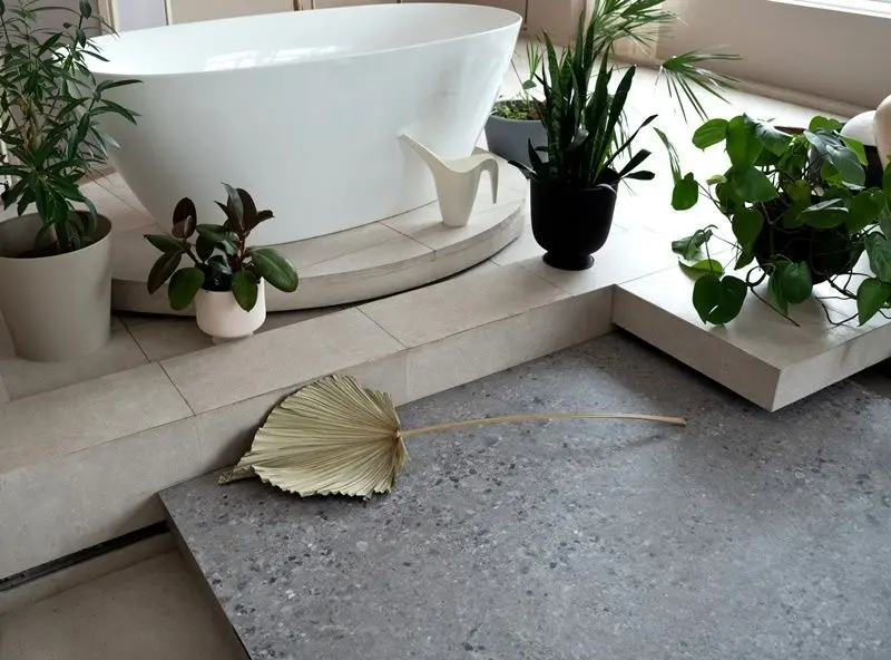 Кварцвиниловая плитка Vinilam Ceramo Click 71613 Терраццо