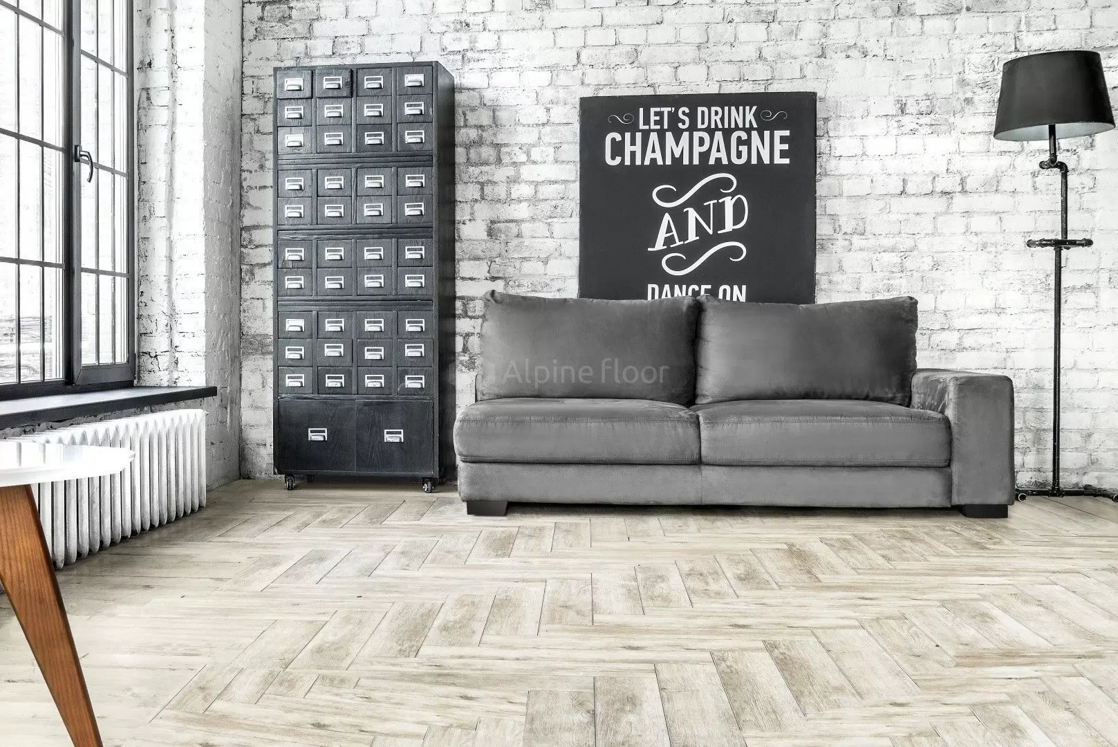 Кварцвиниловая плитка Alpine floor EXPRESSIVE PARQUET ЕСО 10-1 Сумерки A
