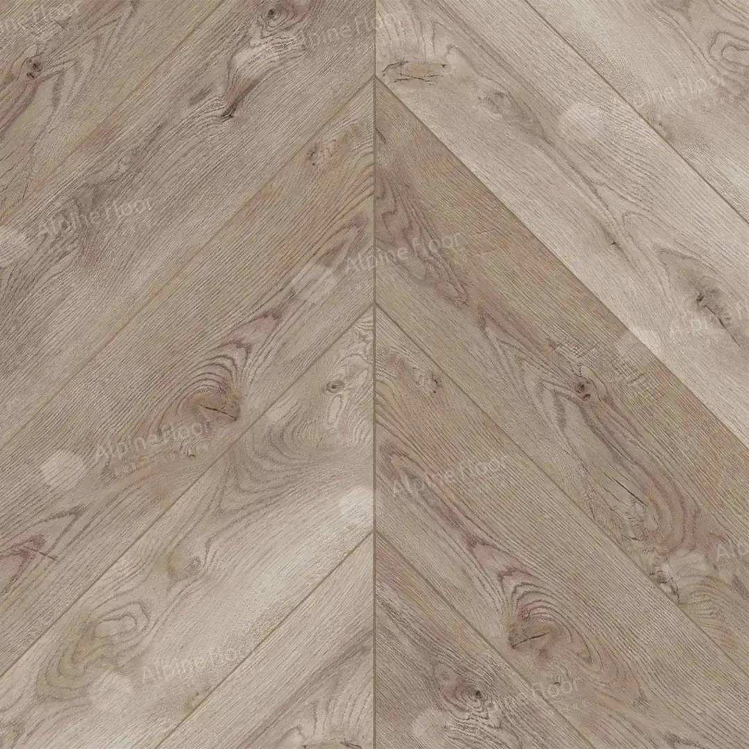 Кварцвиниловая плитка Alpine floor CHEVRON ALPINE ECO 18-21 Гикори