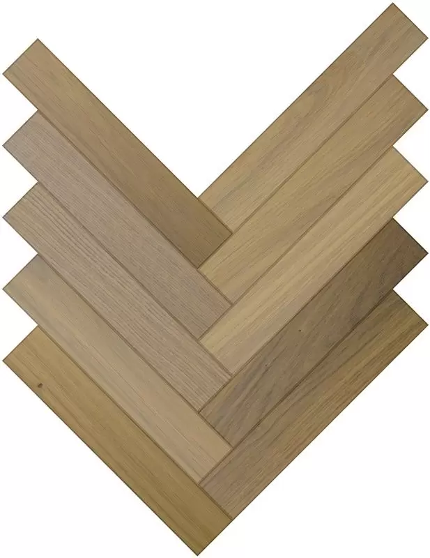 Паркетная доска Parquet Plaque Венгерская елка Рустик Дуб бежевый (100)