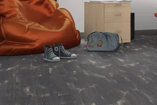 Ламинат Egger Aqua+ 33 класс EPL042 Дуб Хэлфорд чёрный