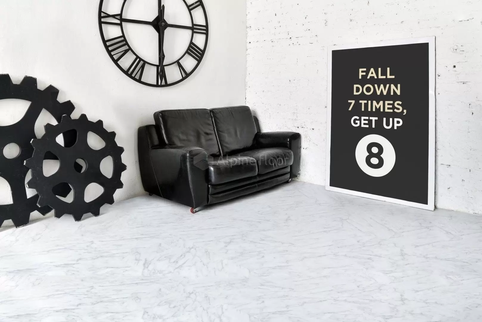 Кварцвиниловая плитка Alpine floor GRAND STONE ЕСО 8-1-1 gloss Дымчатый лес