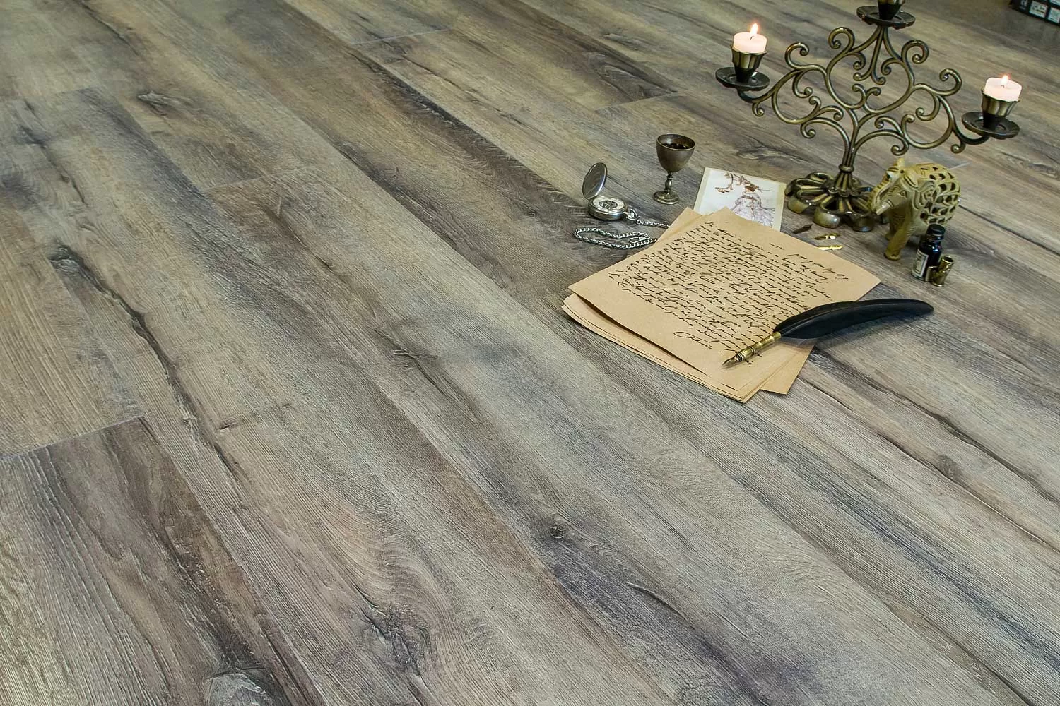 Кварцвиниловая плитка FineFloor FF-2000 Rich Дуб Девон FF-2080