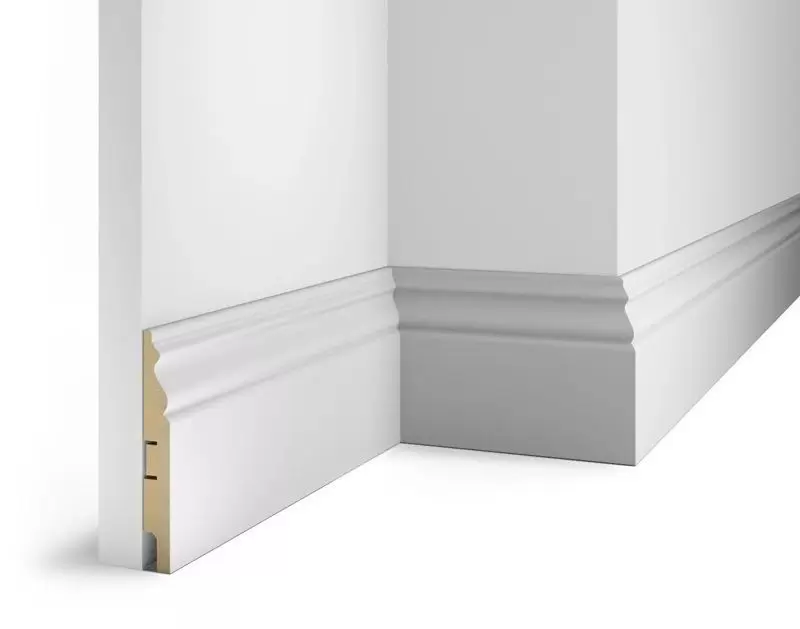 Плинтус COSCA DECOR Белый белый под покраску AP20
