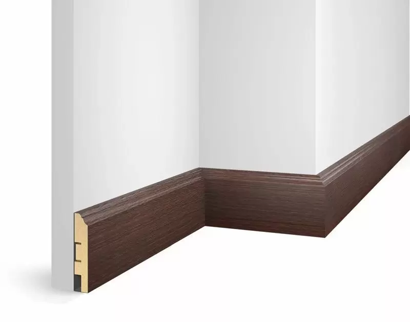 Плинтус COSCA DECOR Экошпон WP07 WP07 Ясень Коньяк