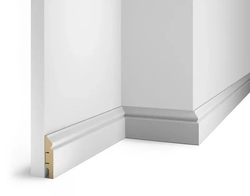 Плинтус COSCA DECOR Белый белый под покраску AP05