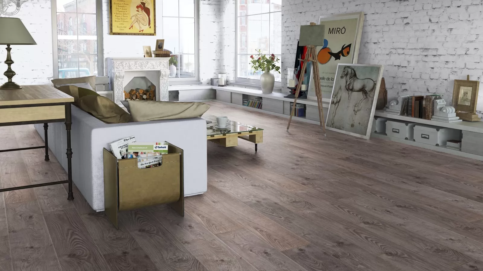 Ламинат Tarkett Estetica 933 Дуб натур серый 504015030