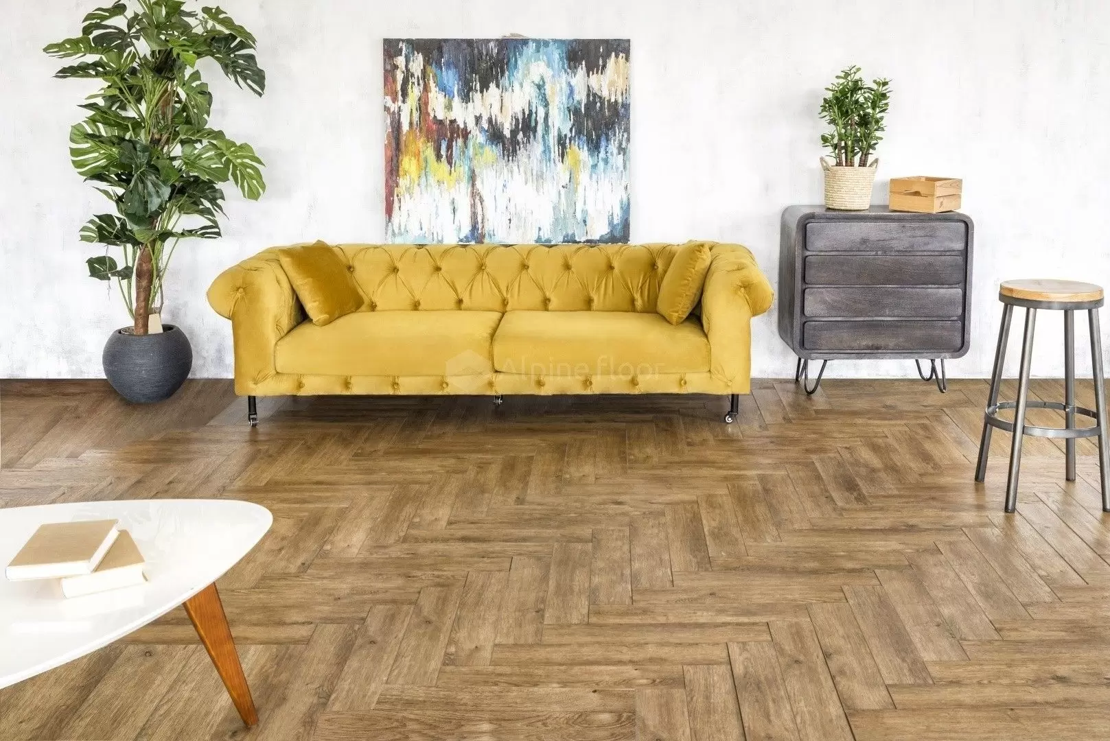 Кварцвиниловая плитка Alpine floor EXPRESSIVE PARQUET ЕСО 10-4 Песчаная буря A