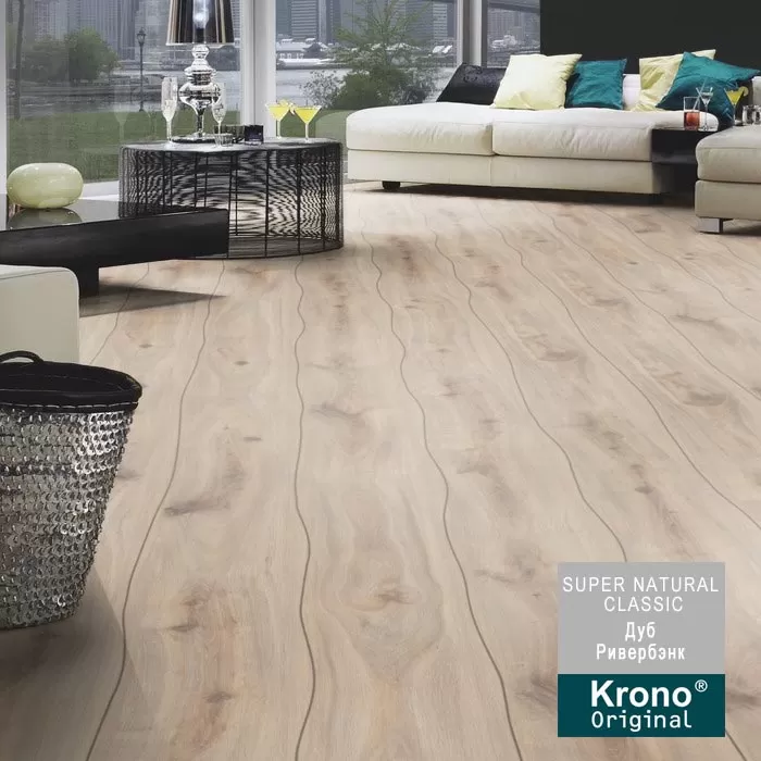 Ламинат Kronospan Super natural Classic Дуб Ривербэнк К 073