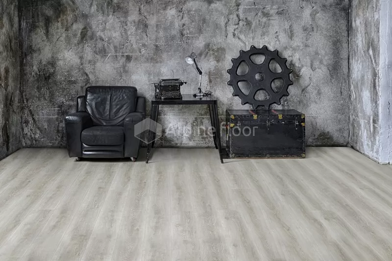 Кварцвиниловая плитка Alpine floor STEEL WOOD ECO 12-1 БЛЭК